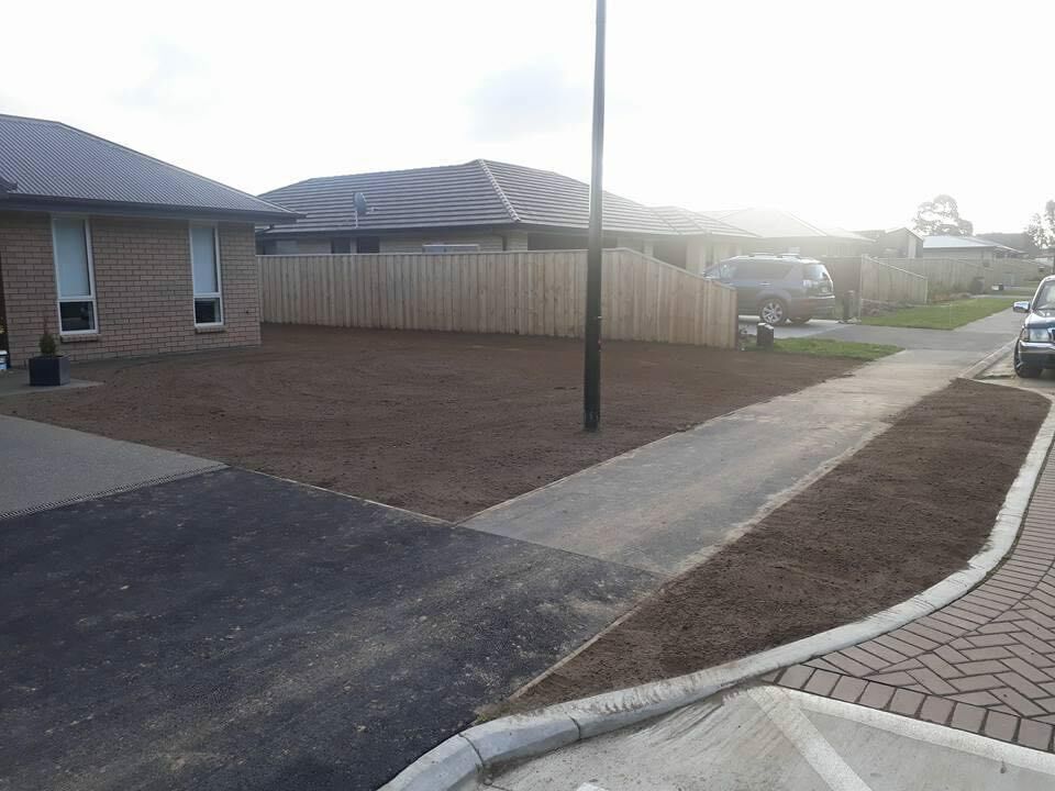 New lawn and topsoil preparation completed in Christchurch