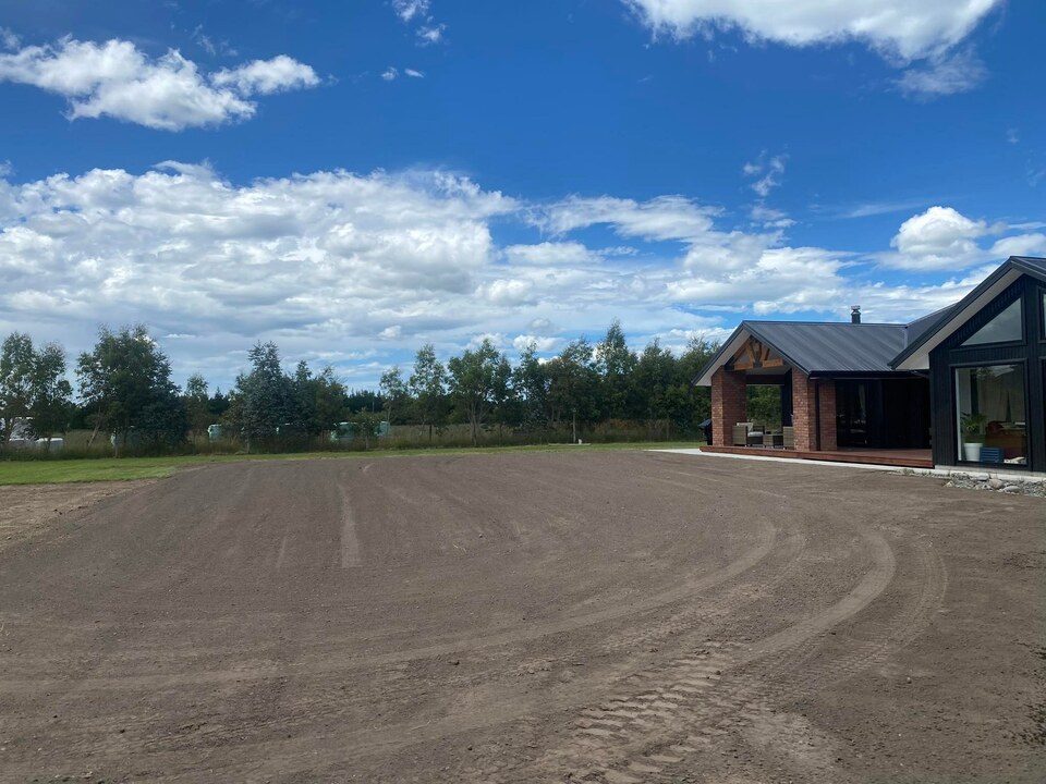 Completed topsoil and new lawn project in Christchurch